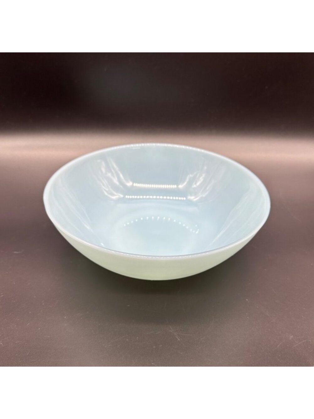 Vintage Fire King Delphite Blue Glass Bowl Mid Century USA Kitchenware 1950s